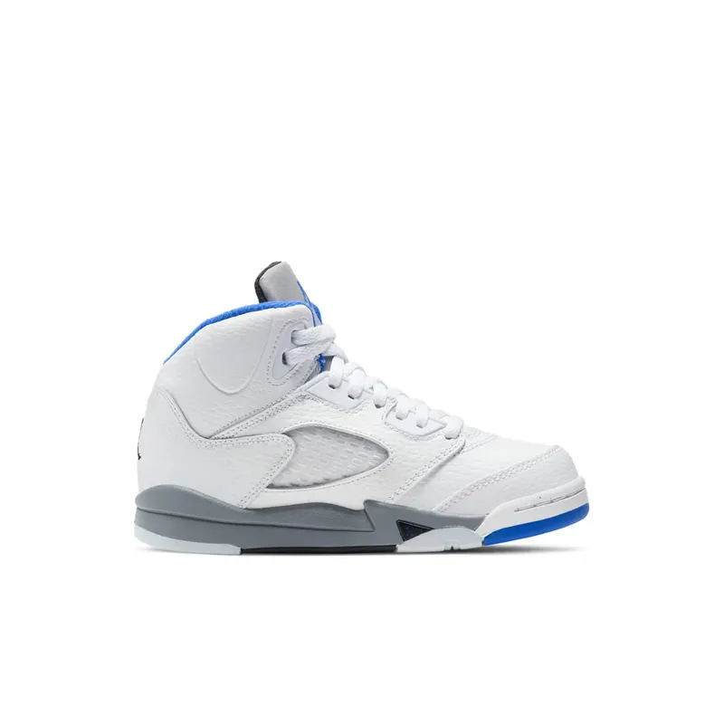 Jordan 5 Retro White Stealth (2021) (PS) (440889-140)
