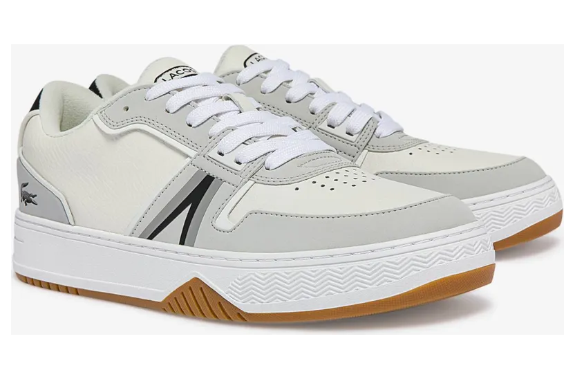 Lacoste L001 Leather Colour-Pop White / Black (43SMA0075-147) (2)