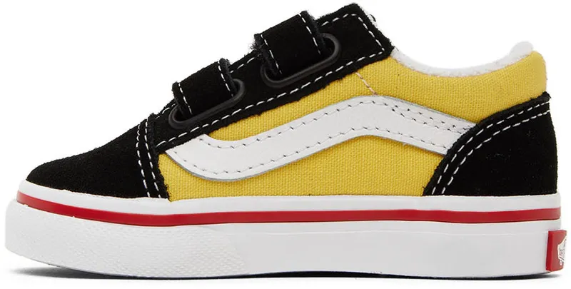 Vans Baby Black & Green Old Skool V (VN0A4VJJBML)