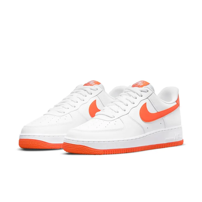 Nike Air Force 1 Low White Orange (2021) (DC2911-101)