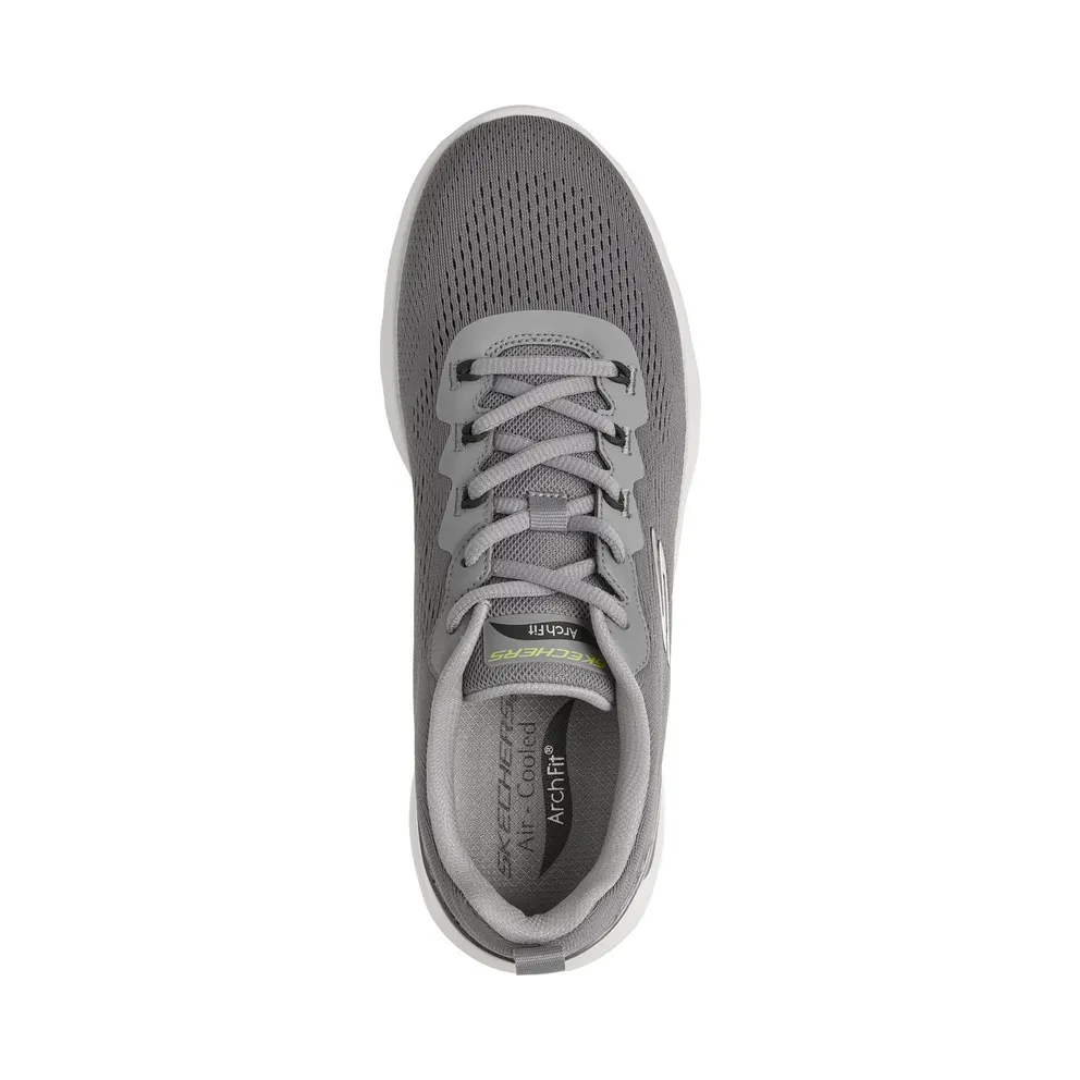 Skechers Arch Fit Summits – Kravel Sneaker Houtskool/Limoen