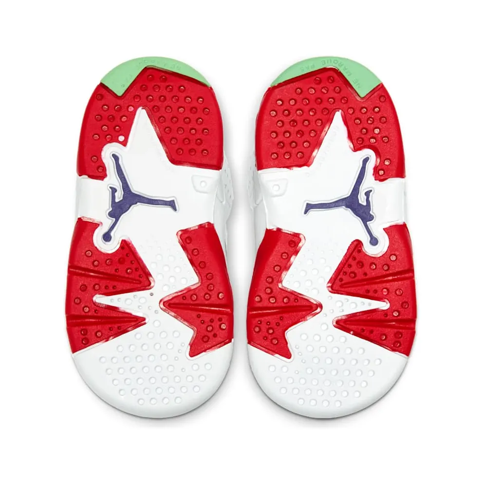 Jordan 6 Retro Hare (TD) Neutral Grey/White-True Red-Black (384667-062)