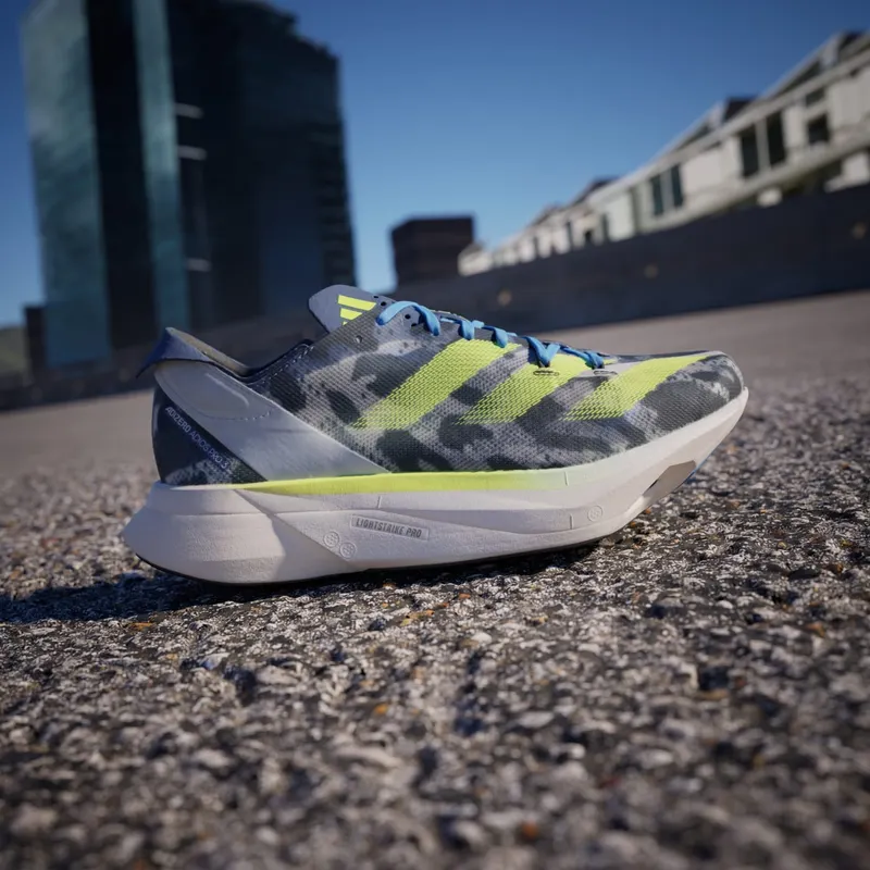 adidas Adizero Adios Pro 3 Crystal White Lucid Lemon Blue Burst (IG6426)
