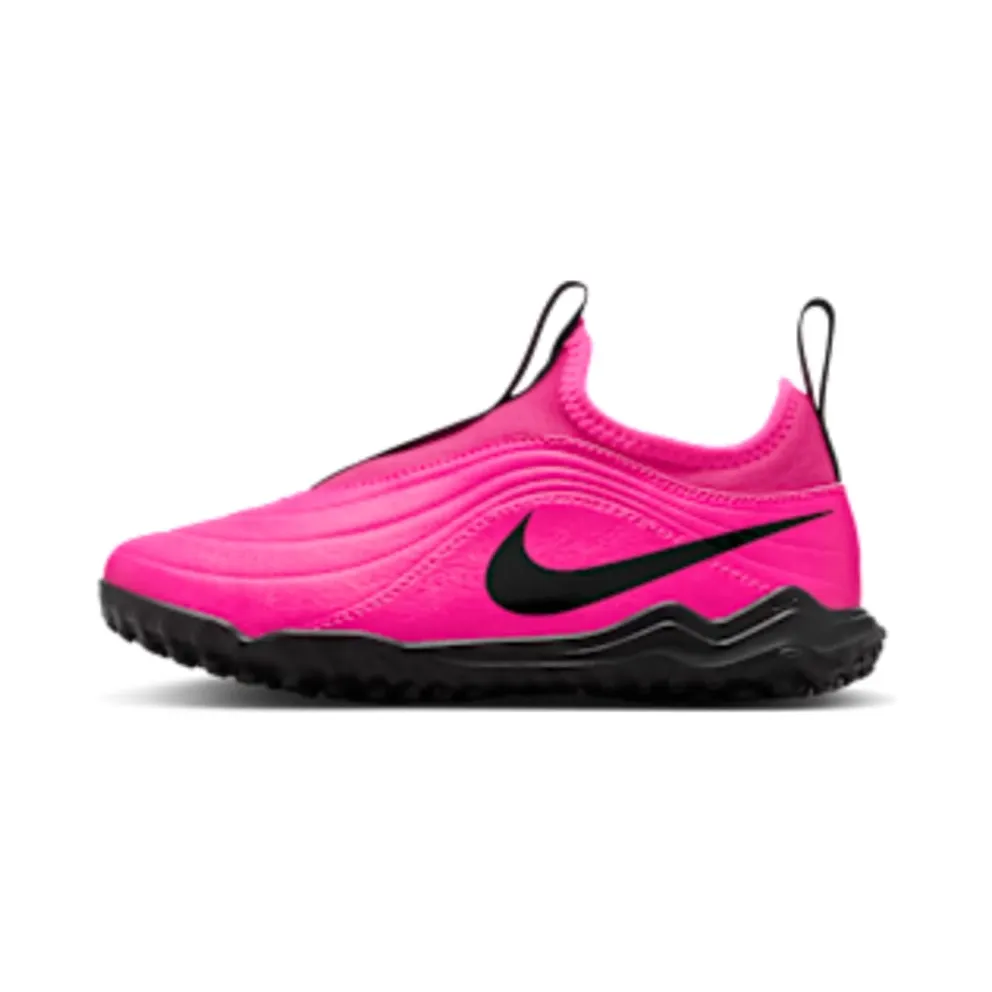 Nike Jr. Tiempo Maestro Flex ‘ Turf High-Top “Pink Blast / Black” (IB5030-600)