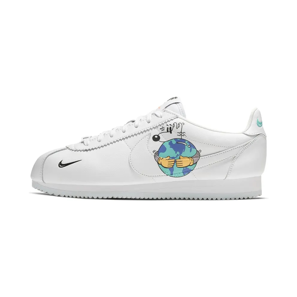 Nike Cortez Flyleather Steve Harrington Earth Day (2019) White/White-White (CI5548-100)