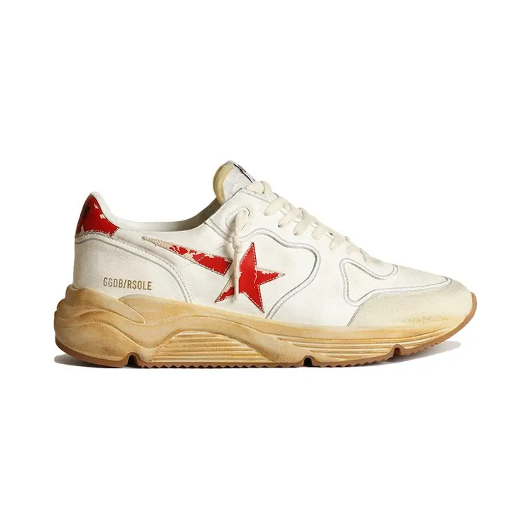 Golden Goose Running Sole White Red (GMF00126.F003460.10575)
