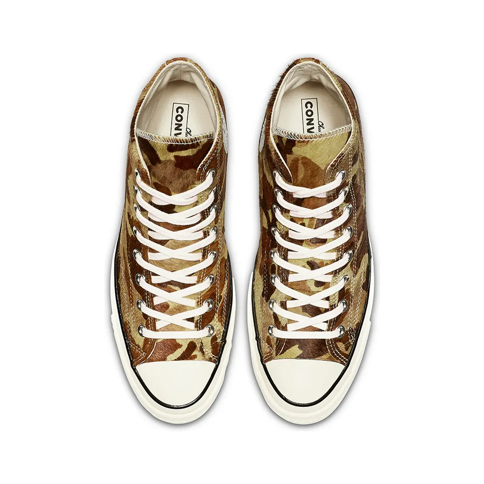 Converse Chuck Taylor All-Star 70s Hi Pony Hair Camo Green/Black-Egret (164589C)