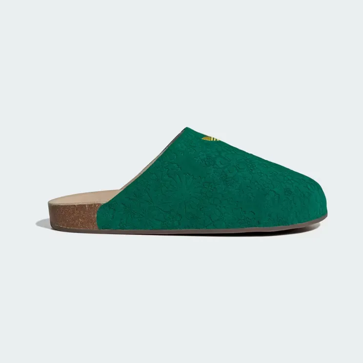 adidas Originals X Liberty London Adimule Slides “Bold Green / Eqt Yellow / Gum” (IH1931)