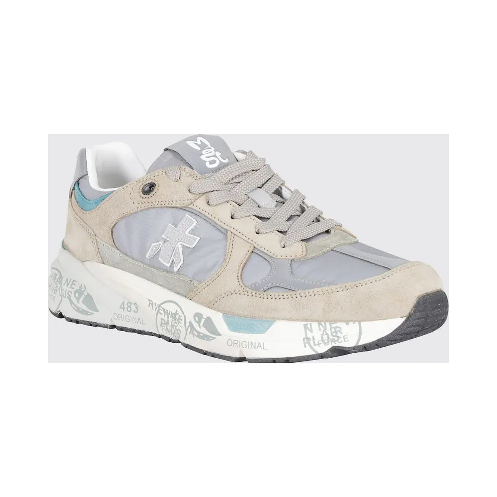 Premiata Mase Suede and Canvas Navy (MASE258023)
