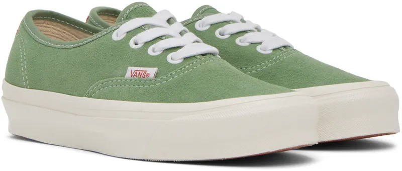 Vans Green OG Authentic LX Sneakers (VN0A4BV9LDN1)