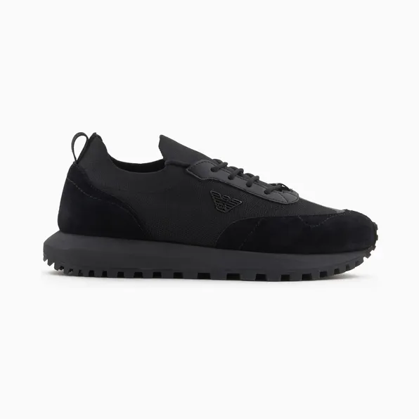 Armani Sneakers With Suede Details (X4X659-XR105-K001)