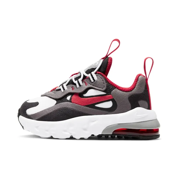 Nike Air Max 270 React TD “Iron Grey / Black / White / University Red” (CD2654-011)