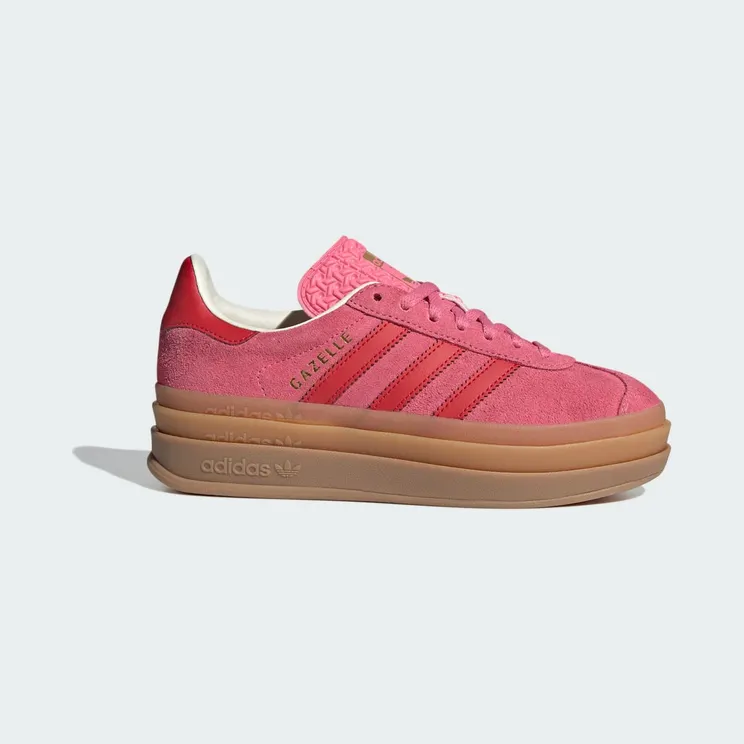 Adidas Gazelle Bold Kids Rose Tone / Better Scarlet / Cream White (JQ7407)