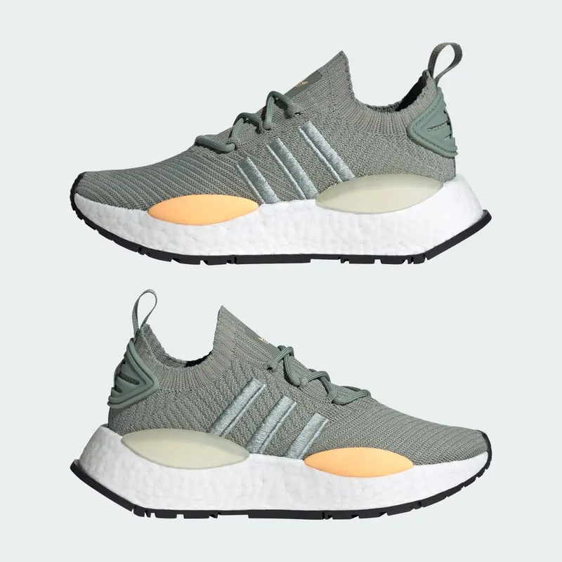 adidas NMD_W1 Silver Green / Silver Pebble / Acid Orange (IE9884)