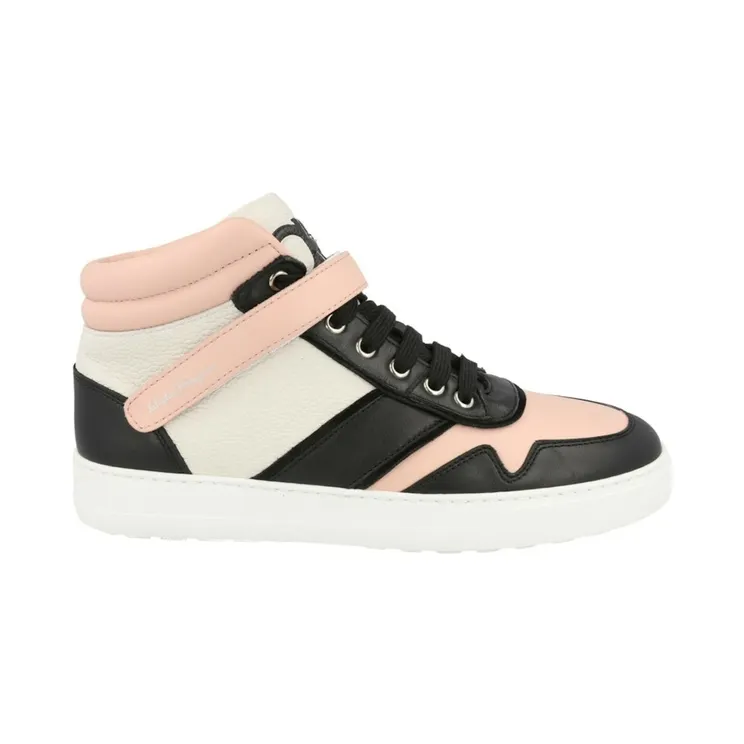 Ferragamo Noe High-Top Sneakers Black (030199-750729-1C)