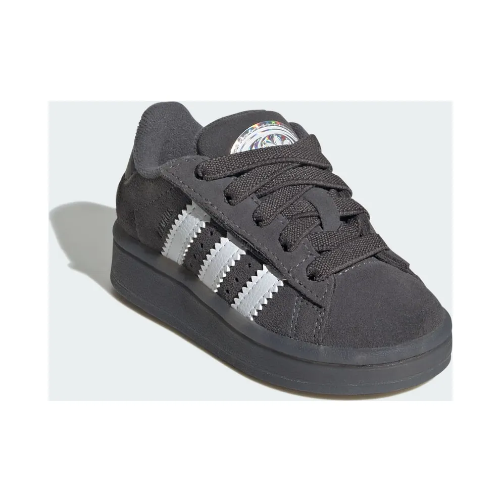 Adidas Campus 00s Led Lights Comfort Closure Elastic Lace Kids Grey Five / Cloud White / Grey Two (JS1284)