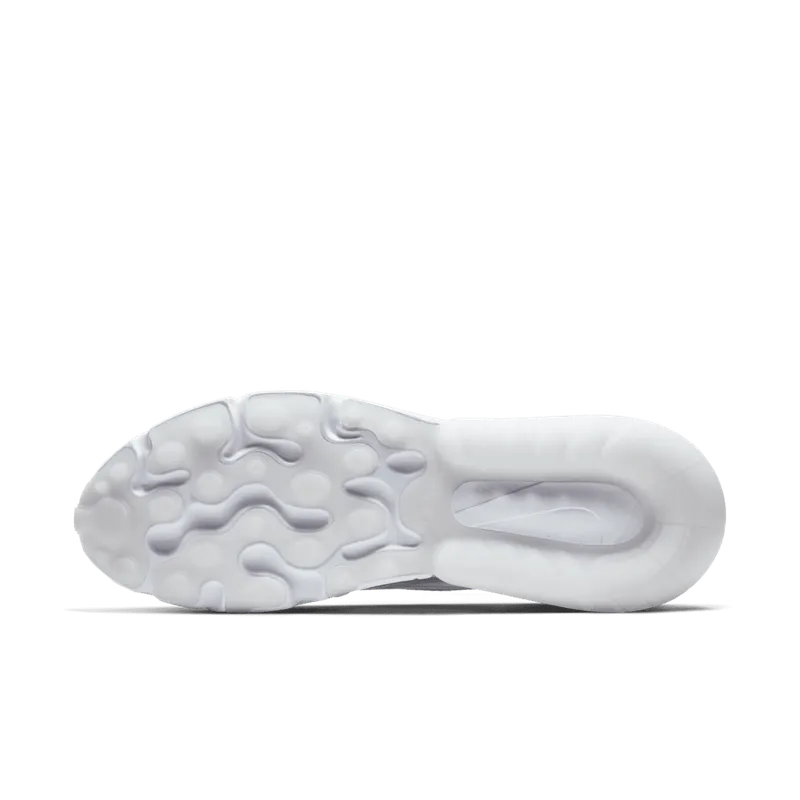 Nike Air Max 270 React White Pure Platinum White/Pure Platinum-Indigo Fog-White (CT1265-100)