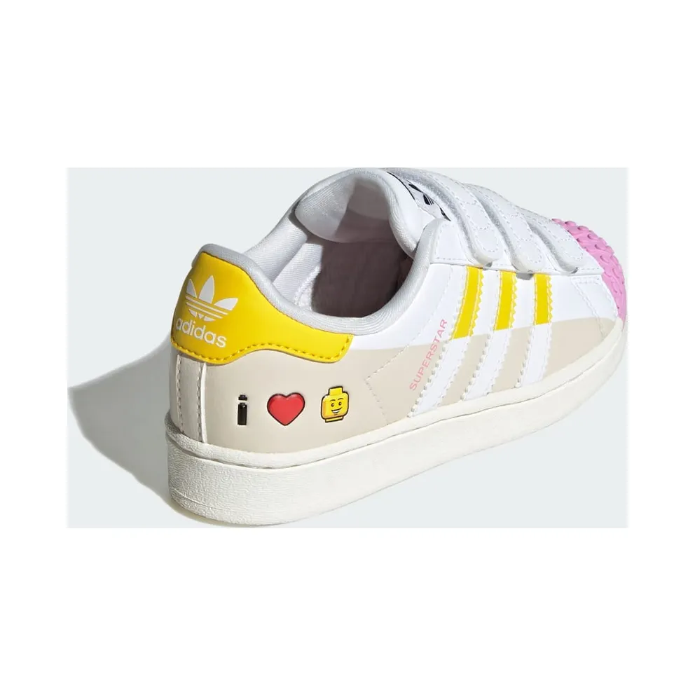 adidas Superstar x LEGO® Kids Cloud White / Yellow / Wonder White (IF2910)