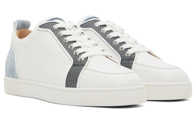 Christian Louboutin Gray & Blue Rantulow Sneakers (3220178) (4)