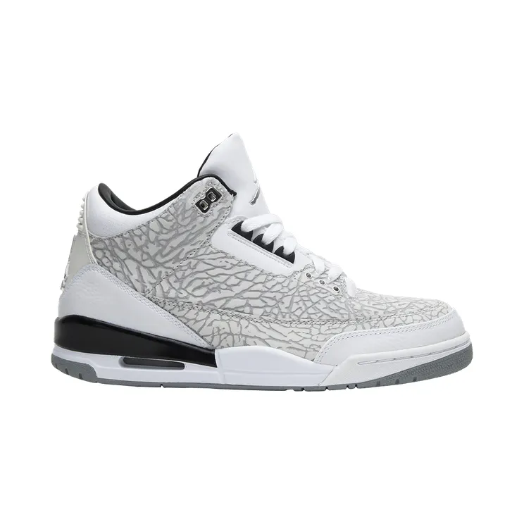Air Jordan 3 Retro Flip White/Metallic Silver-Black-Varsity Red (315767-101)