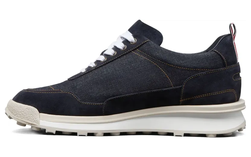 Thom Browne Selvedge denim Tech Runner Alumni “Blue” (MFD271BF1101)