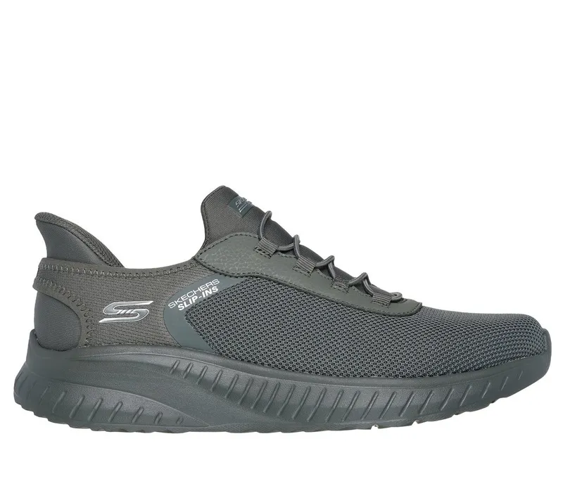 Skechers Slip-ins: BOBS Sport Squad Chaos – Olijf – “Green” (118303 OLV)