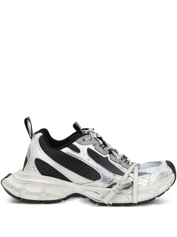 Balenciaga 3XL Worn-Out Gradient Black Silver