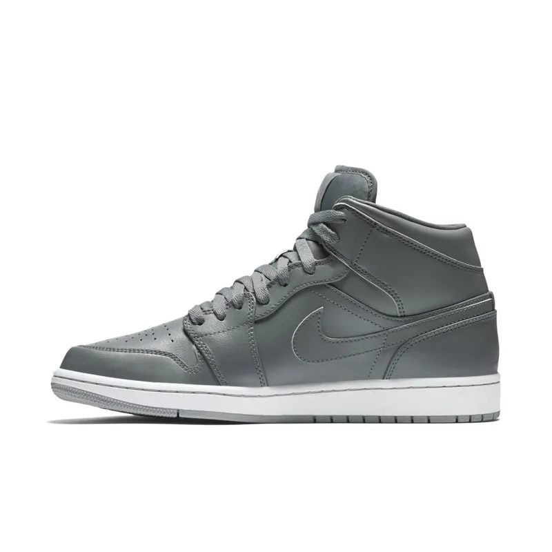 Jordan 1 Retro Mid Cool Grey (2015) Cool Grey/Cool Grey-White-Wolf Grey (554724-031)
