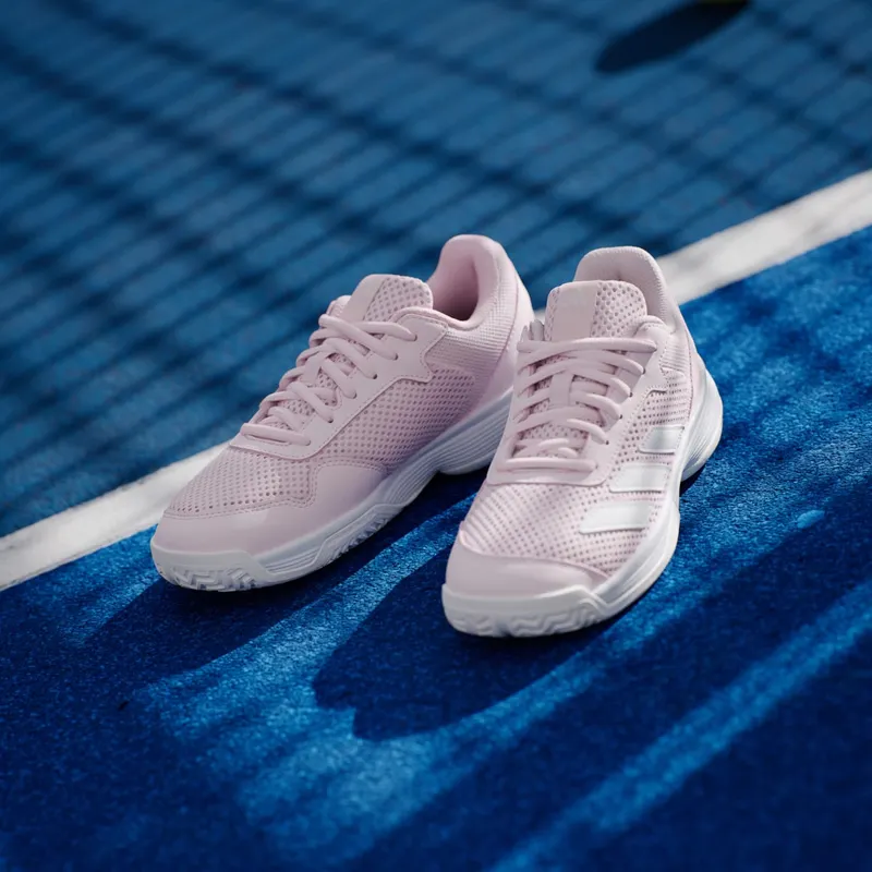 Adidas Courtflash Tennis Kids Distilled Pink / Cloud White / Cloud White (KK3866)