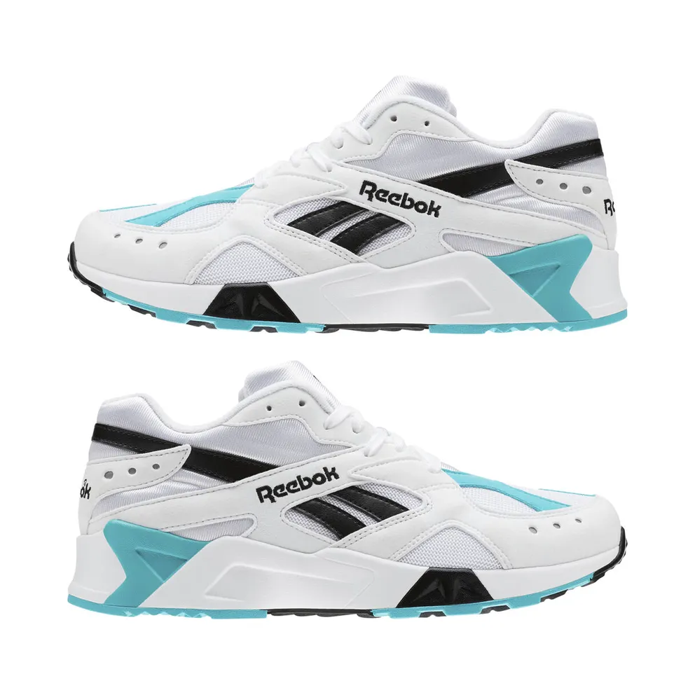 Reebok Aztrek White Solid Teal Black White/Solid Teal-Black (Other Brands Reebok)