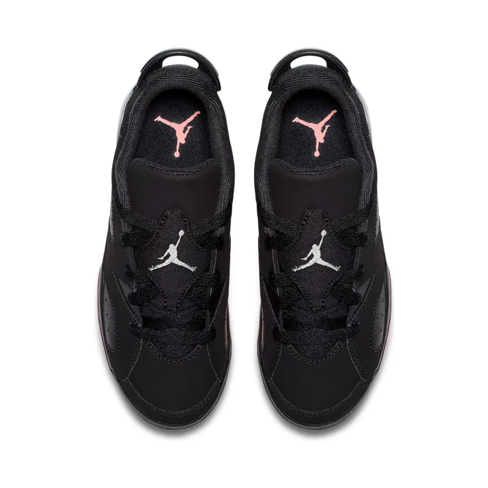 Jordan 6 Retro Low Sunblush (PS) Black/Sunblush-Metallic Silver (768884-022)