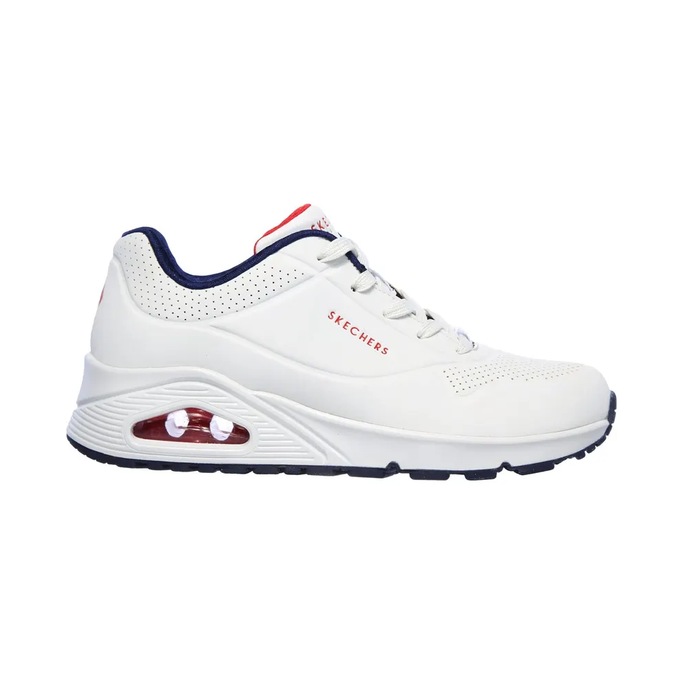 Skechers UNO – Stand on Air Sneaker White/Marine