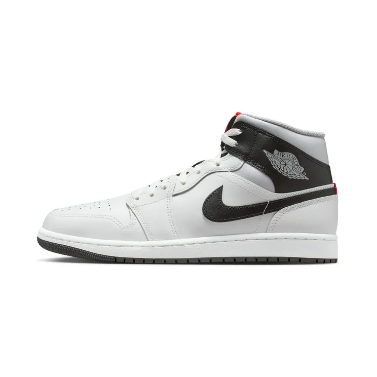 Air Jordan 1 Mid “Summit White / Neutral Grey / Infrared 23 / Black” (DQ8426-109)