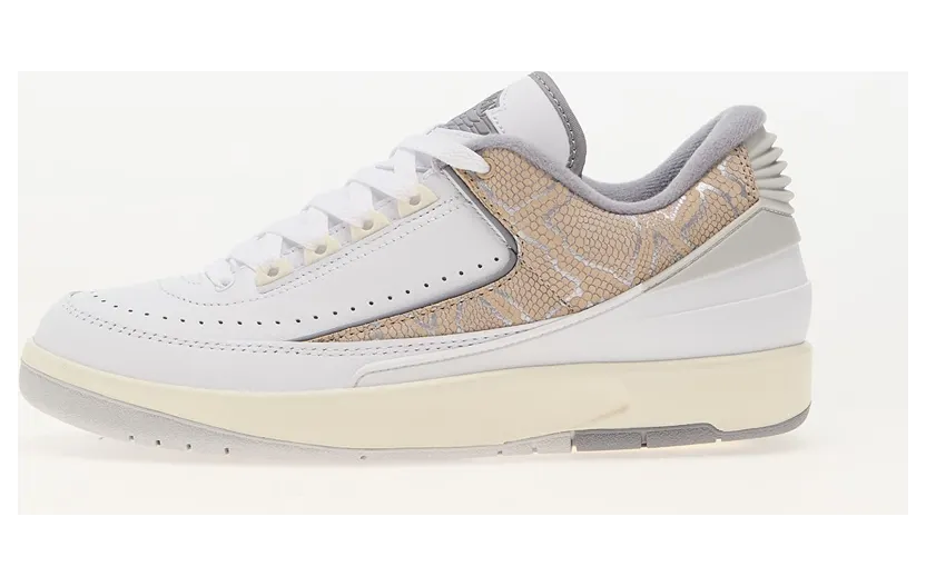 Air Jordan 2 Retro Low White/Sand Drift/Neutral Grey/Cement Grey (DV9956-100)