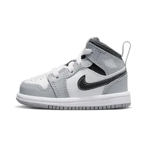 Jordan 1 Mid Light Smoke Grey (2022) (TD) (640735-078)