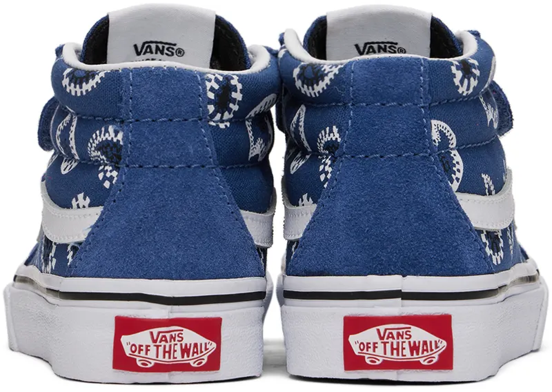 Vans Kids Navy SK8-Mid Reissue V Little Kids Sneakers (VN0A38HHNVY)