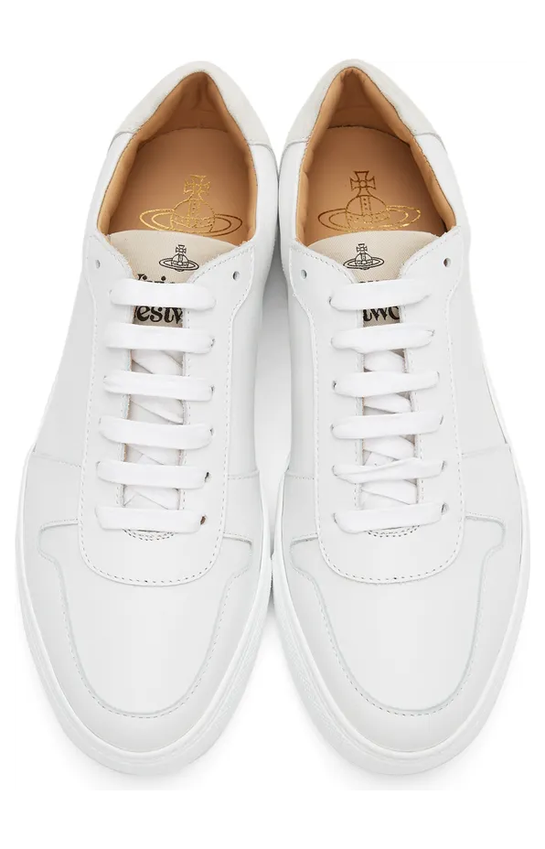 Vivienne Westwood White Apollo Trainer Low Sneakers (75020002M-L0005-) (5)