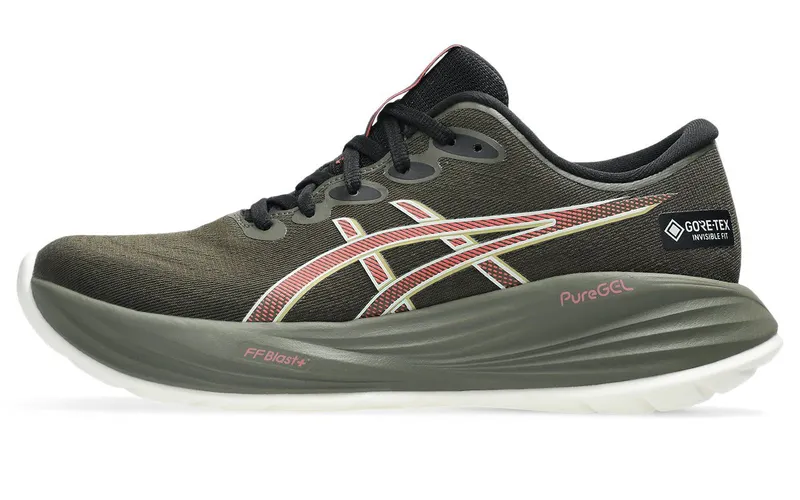 ASICS Gel-Cumulus 27 Gore-Tex Brown Stone Dark Pink Clay (1012B834-200)