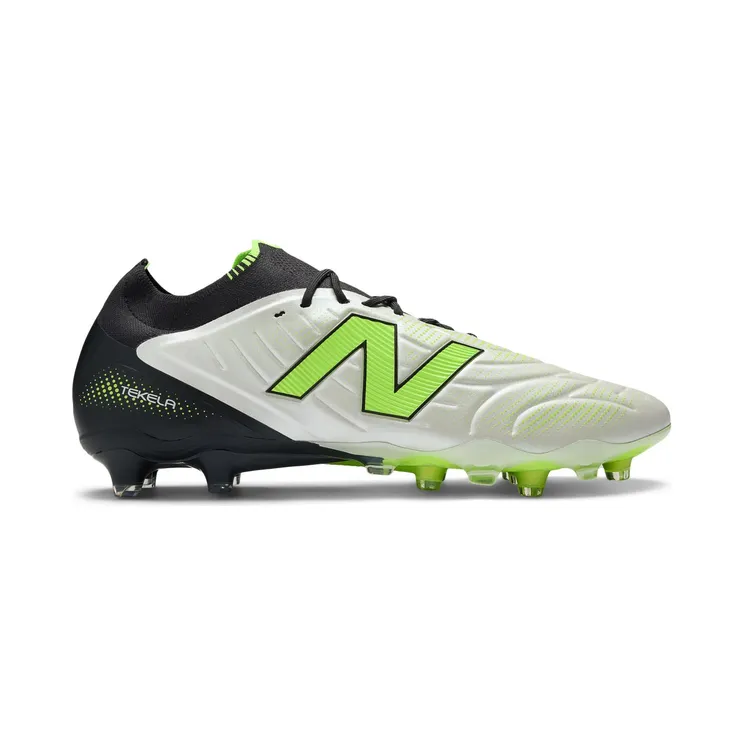 NEW BALANCE TEKELA ELITE LOW LACED FG V5 “White / Black / Pixel Green” (ST1FLSP5)