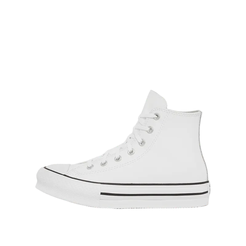 Converse Chuck Taylor All Star Lift Platform Leather White/natural Ivory/Black