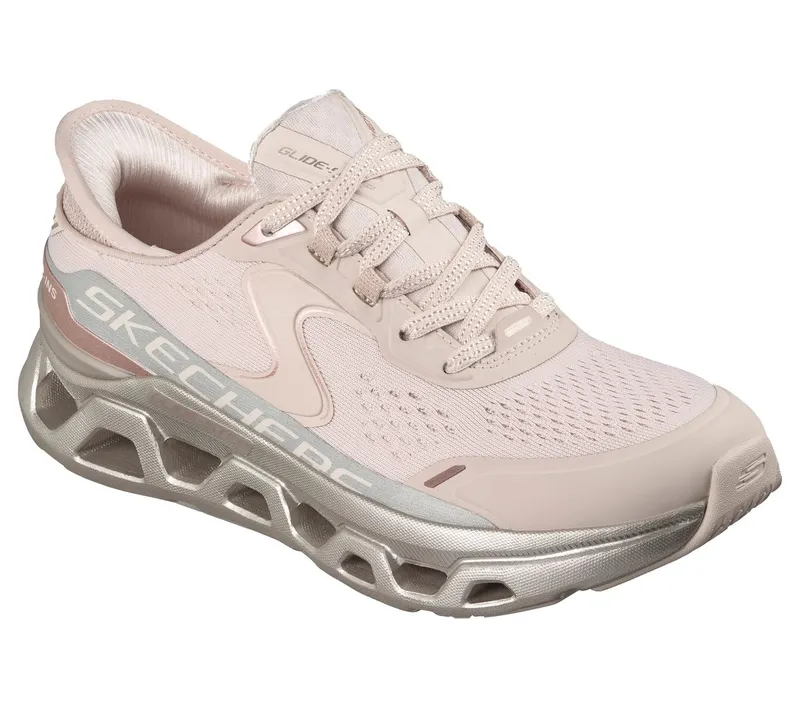 Skechers Slip-ins: Glide-Step Altus – Starlight Shine Sneaker Natuurlijk/Gold