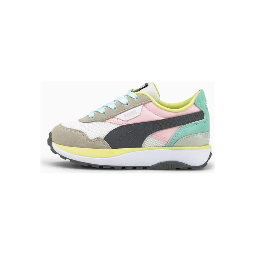 Puma Cruise Rider Kids White/Pink (381791-02)