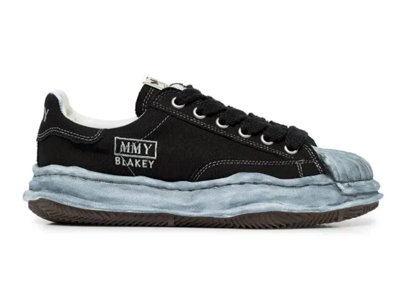 Maison Mihara Yasuhiro Blakey OG Sole Canvas Low Over Dye Black (A08FW710 Black)