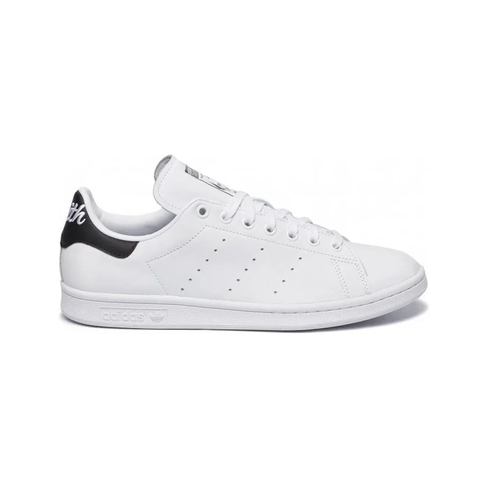 adidas Stan Smith White Black Cursive Heel (EE5818)
