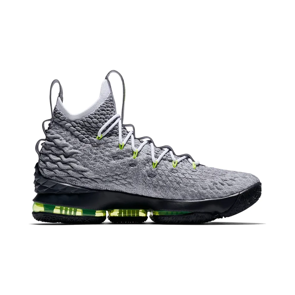 Nike LeBron 15 Air Max 95 Cool Grey/Neon Yellow (AR4831-001)
