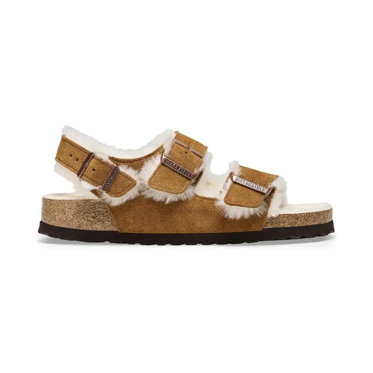 Birkenstock Milano Suede Shearling Mink (1025478)