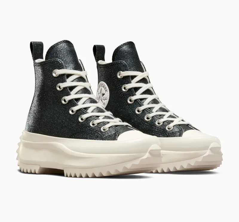 Converse Run Star Hike Platform Glitter Black/egret/egret – “Black” (A07947C)