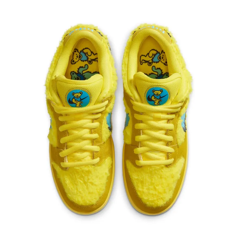 Nike SB Dunk Low Grateful Dead Bears Opti Yellow Opti Yellow/Blue Fury (CJ5378-700)