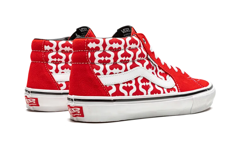 Vans Skate Grosso Mid “Supreme – Monogram S – Red” (VN0A5KS15XS)