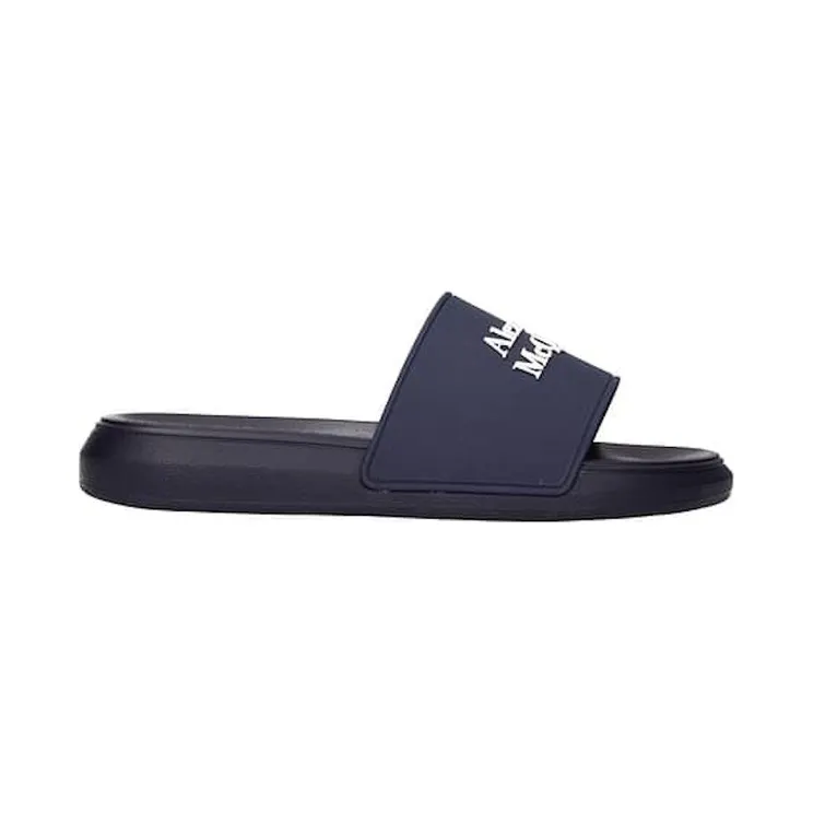 Alexander McQueen Pool Slide Navy (666983W4RF04085)